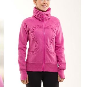 Lululemon Cuddle Up Jacket Hoodie, Shimmer, Pink